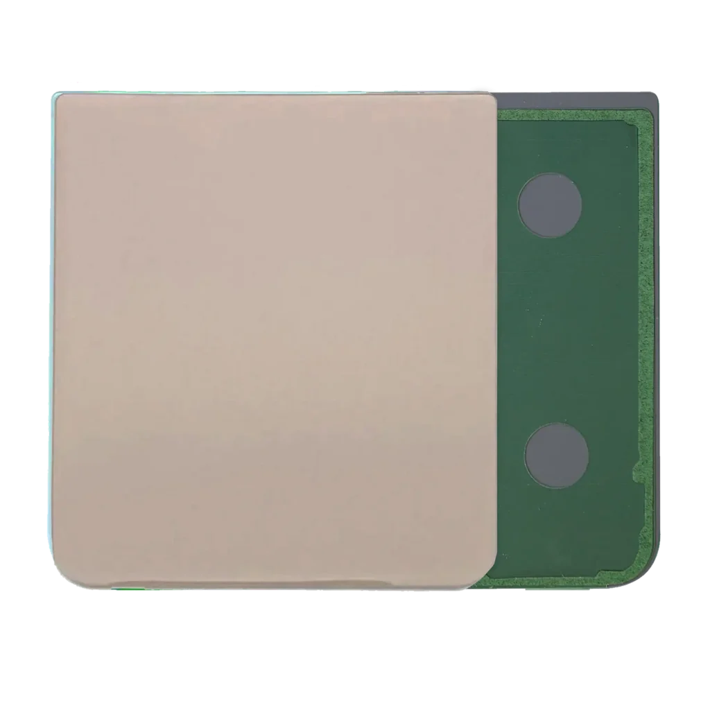 Bottom Back Cover Glass For Samsung Galaxy Z Flip 4 (Service Pack) (Rose Gold)