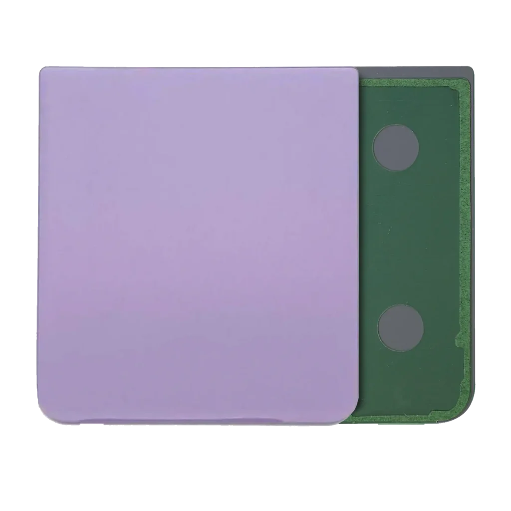 Bottom Back Cover Glass For Samsung Galaxy Z Flip 4 (Service Pack) (Bora Purple)