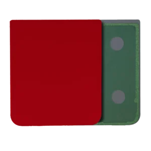Bottom Back Cover Glass For Samsung Galaxy Z Flip 4 (Service Pack) (Red)