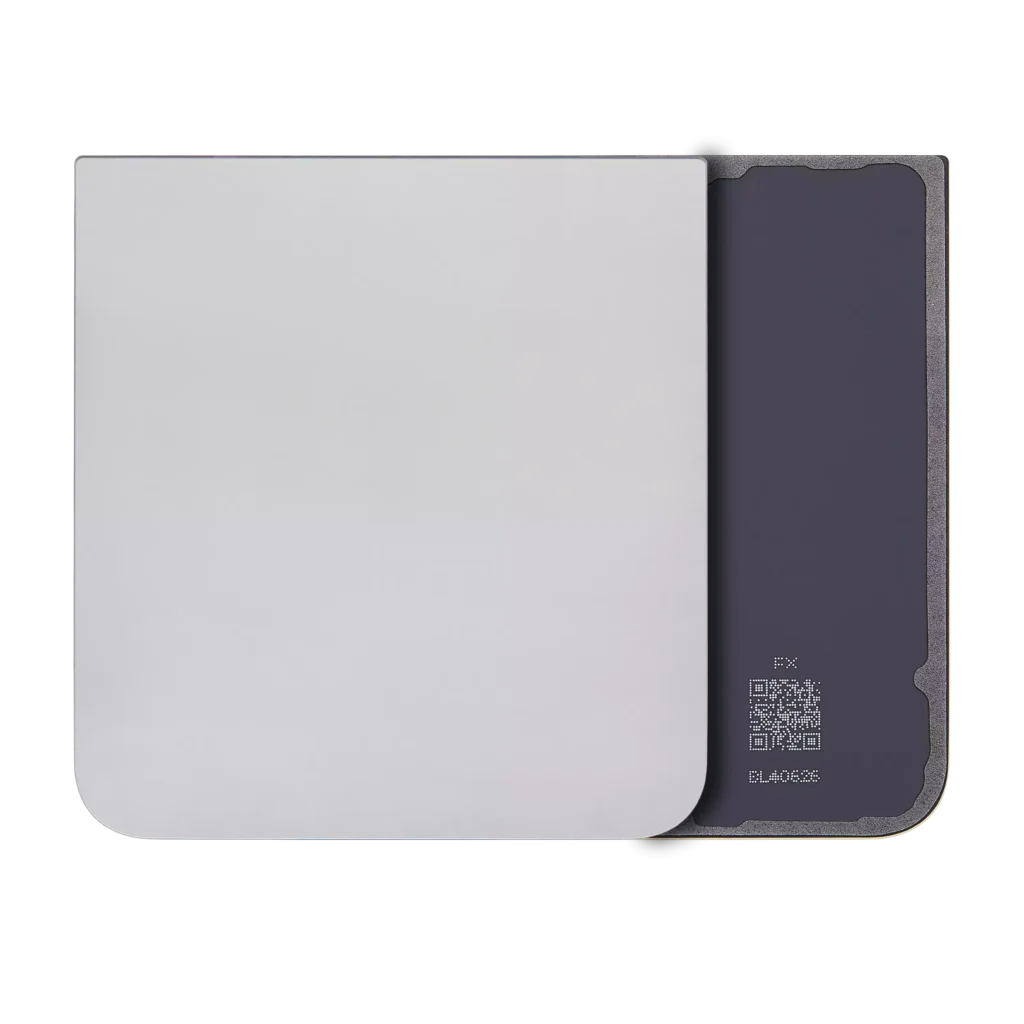 Back Cover Glass For Samsung Galaxy Z Flip 6 5G (Service Pack) (Silver Shadow)