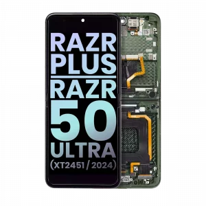 Inner OLED Assembly With Frame For Motorola Razr Plus 2024 / Razr 50 Ultra (XT2451 / 2024) / Razr Plus 2025 (XT2557) (Genuine