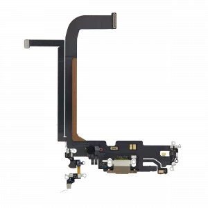 Charging Port Flex Cable For iPhone 13 Pro Max (Premium) (Gold)