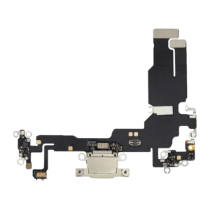 Charging Port Flex Cable For iPhone 15 (Aftermarket Plus) (Yellow)