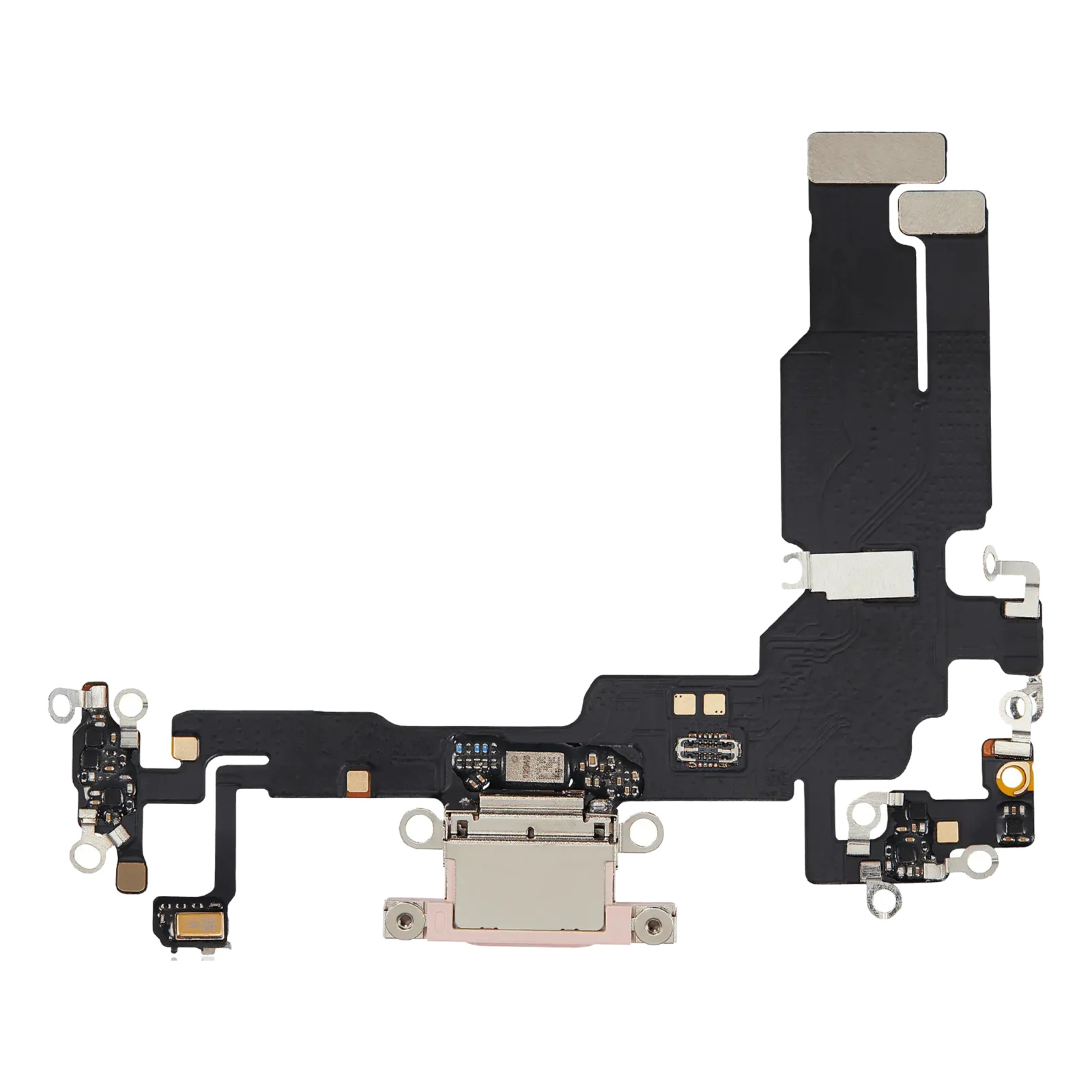 Charging Port Flex Cable For iPhone 15 (Aftermarket Plus) (Pink)
