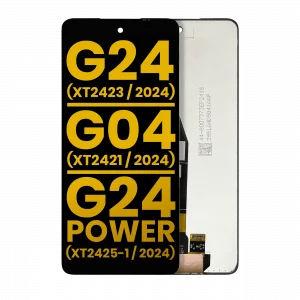 LCD Assembly Without Frame For Motorola Moto G24 (XT2423 / 2024) / G04 (XT2421 / 2024) / G24 Power (XT2425-1 / 2024) / G04S (XT2421-8) / E14 (XT2421-12) (Refurbished) (All Colors)