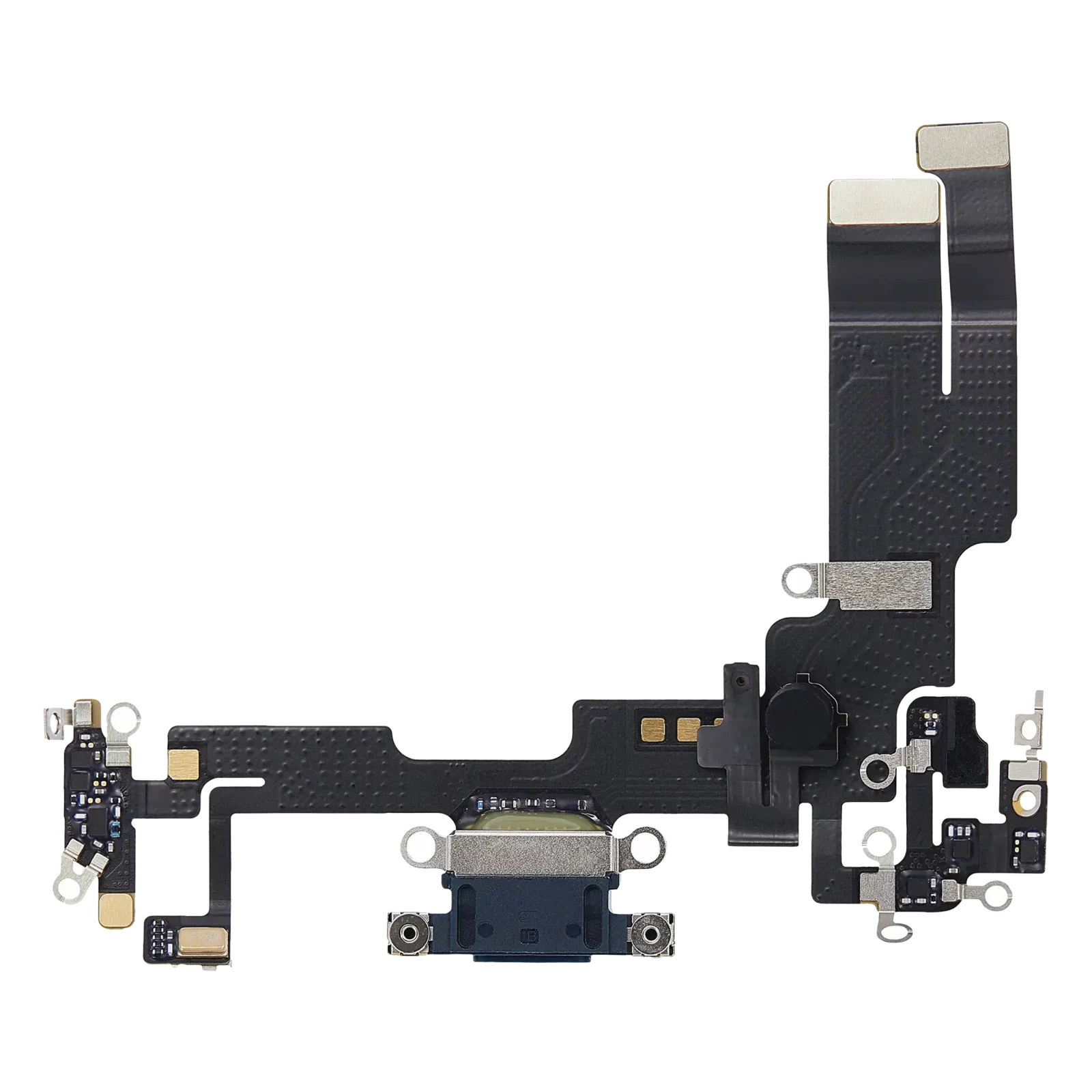 Charging Port Flex Cable For iPhone 14 (Used OEM Pull) (Midnight)