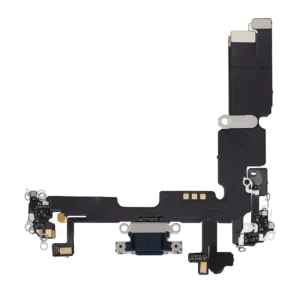 Charging Port Flex Cable For iPhone 14 Plus (Aftermarket Plus) (Midnight)