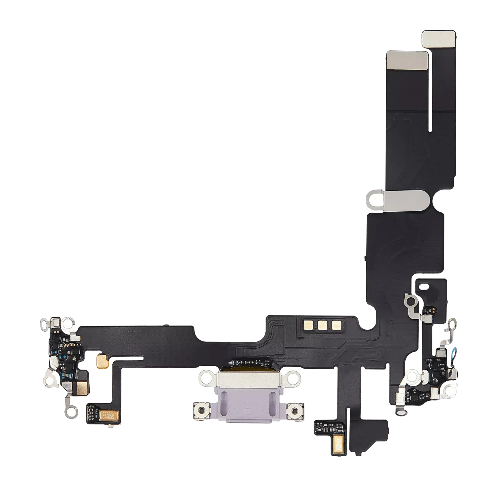 Charging Port Flex Cable For iPhone 14 Plus (Aftermarket Plus) (Purple)