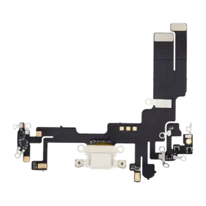 Charging Port Flex Cable For iPhone 14 (Aftermarket Plus) (Starlight)