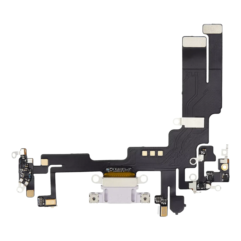 Charging Port Flex Cable For iPhone 14 (Aftermarket Plus) (Purple)