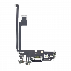 Charging Port Flex Cable For iPhone 12 Pro Max (Aftermarket Plus) (Graphite)
