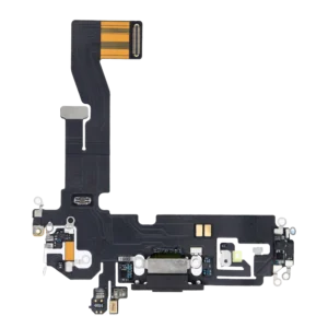 Charging Port Flex Cable For iPhone 12 / 12 Pro (Aftermarket Plus) (Graphite)