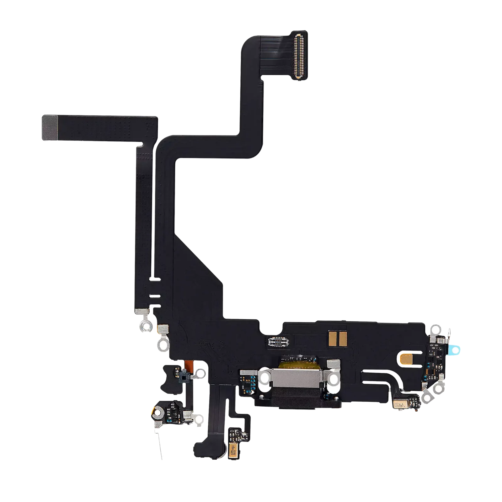 Charging Port Flex Cable For iPhone 14 Pro (Aftermarket Plus) (Space Black)