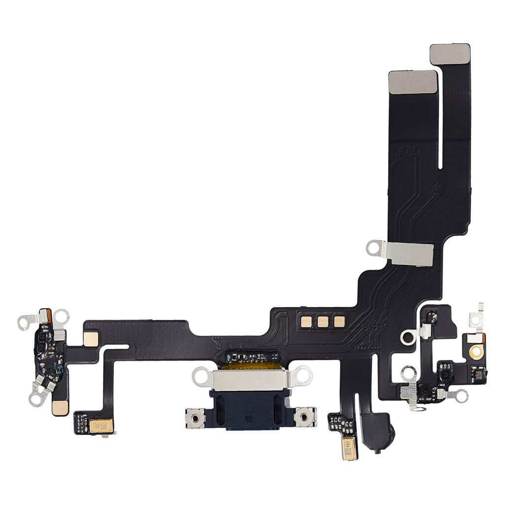 Charging Port Flex Cable For iPhone 14 (Aftermarket Plus) (Midnight)