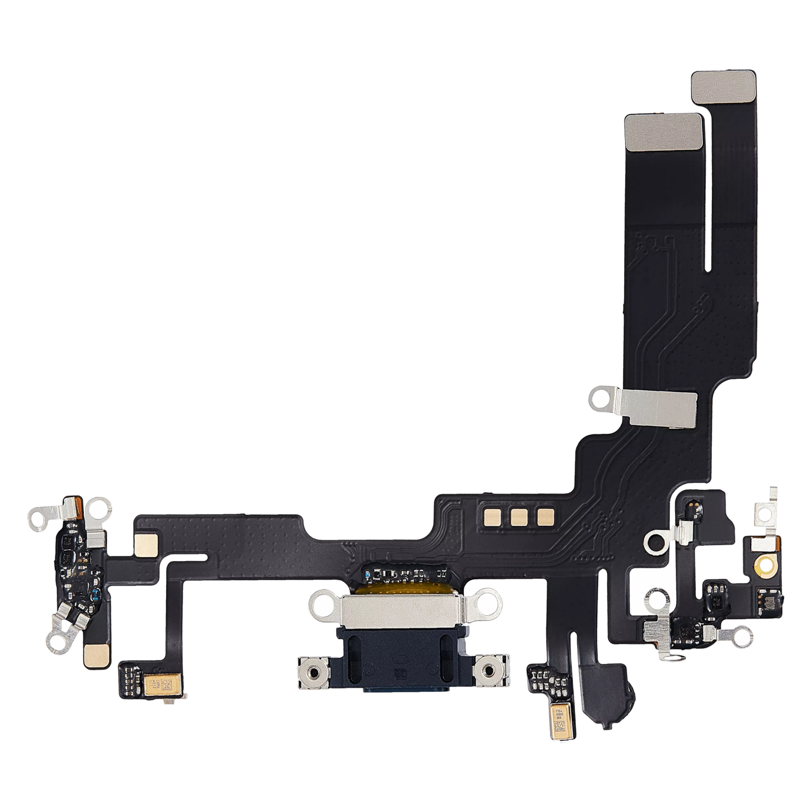 Charging Port Flex Cable For iPhone 14 (Aftermarket Plus) (Midnight)