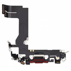 Charging Port Flex Cable For iPhone 13 Mini (Used OEM Pull) (Red)