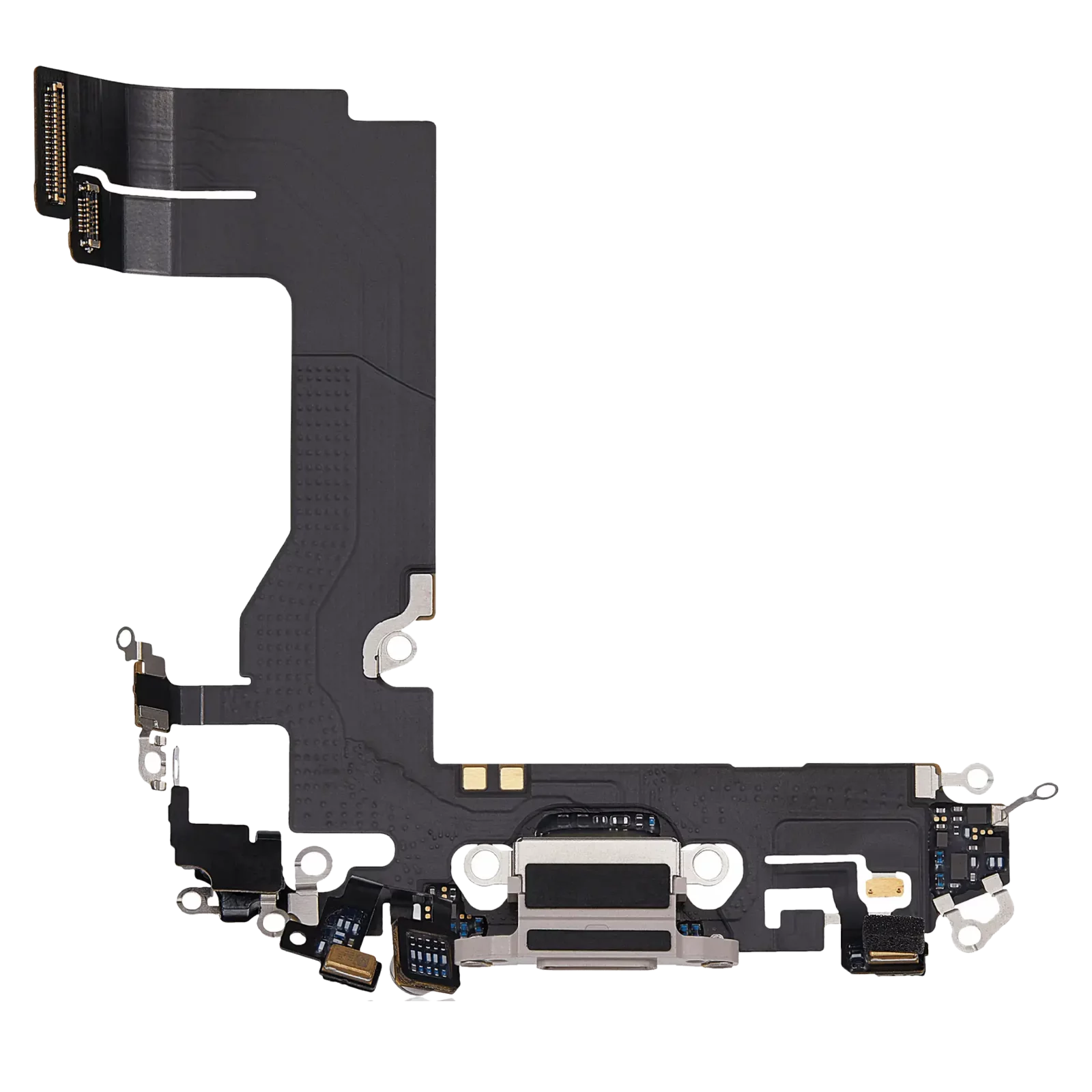 Charging Port Flex Cable For iPhone 13 Mini (Used OEM Pull) (Pink)