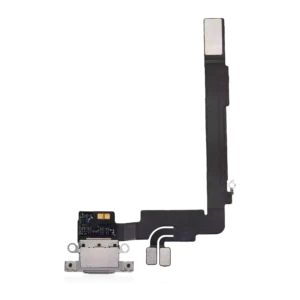Charging Port Flex Cable For iPhone 16 Pro Max (Premium) (White Titanium)