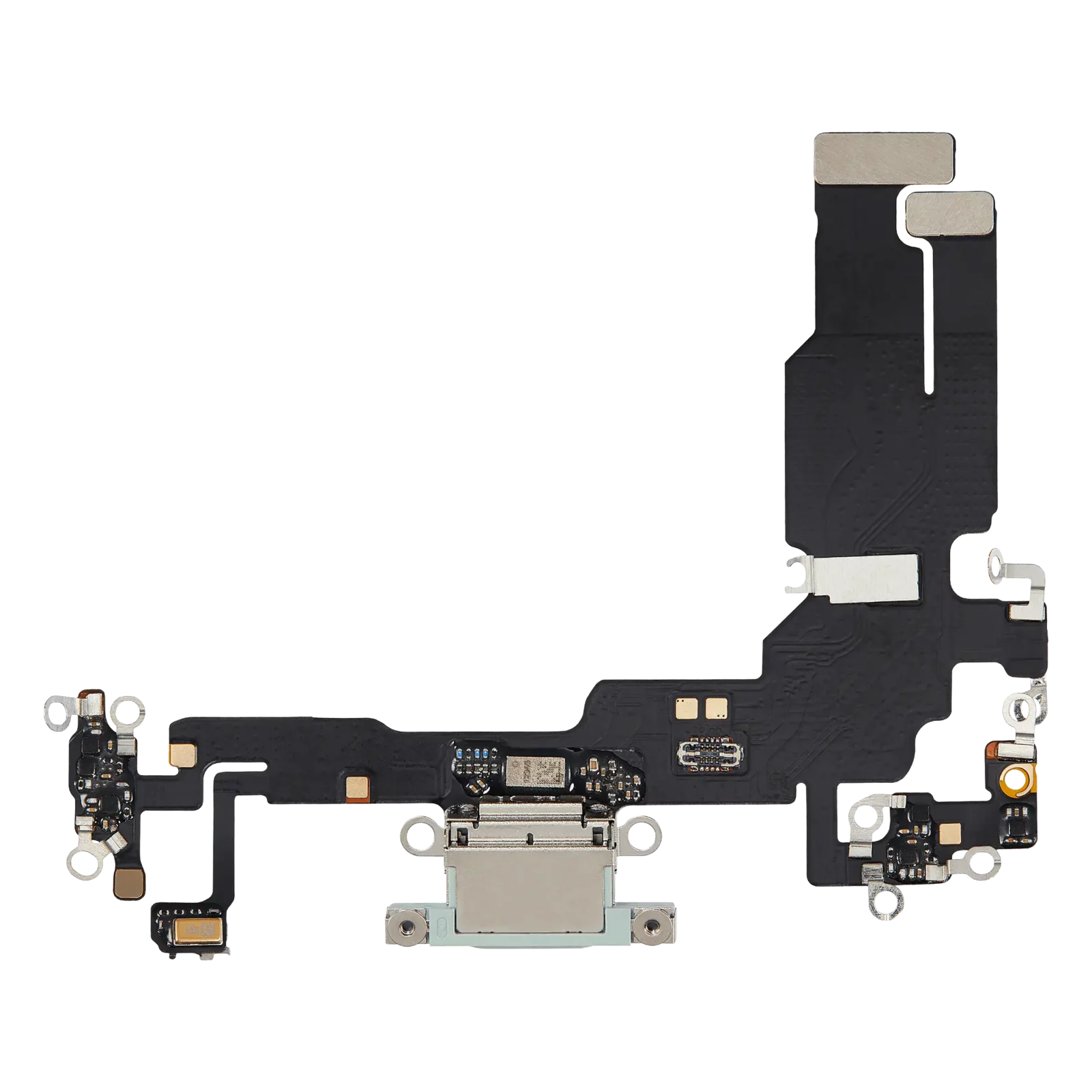 Charging Port Flex Cable For iPhone 15 (Aftermarket Plus) (Green)
