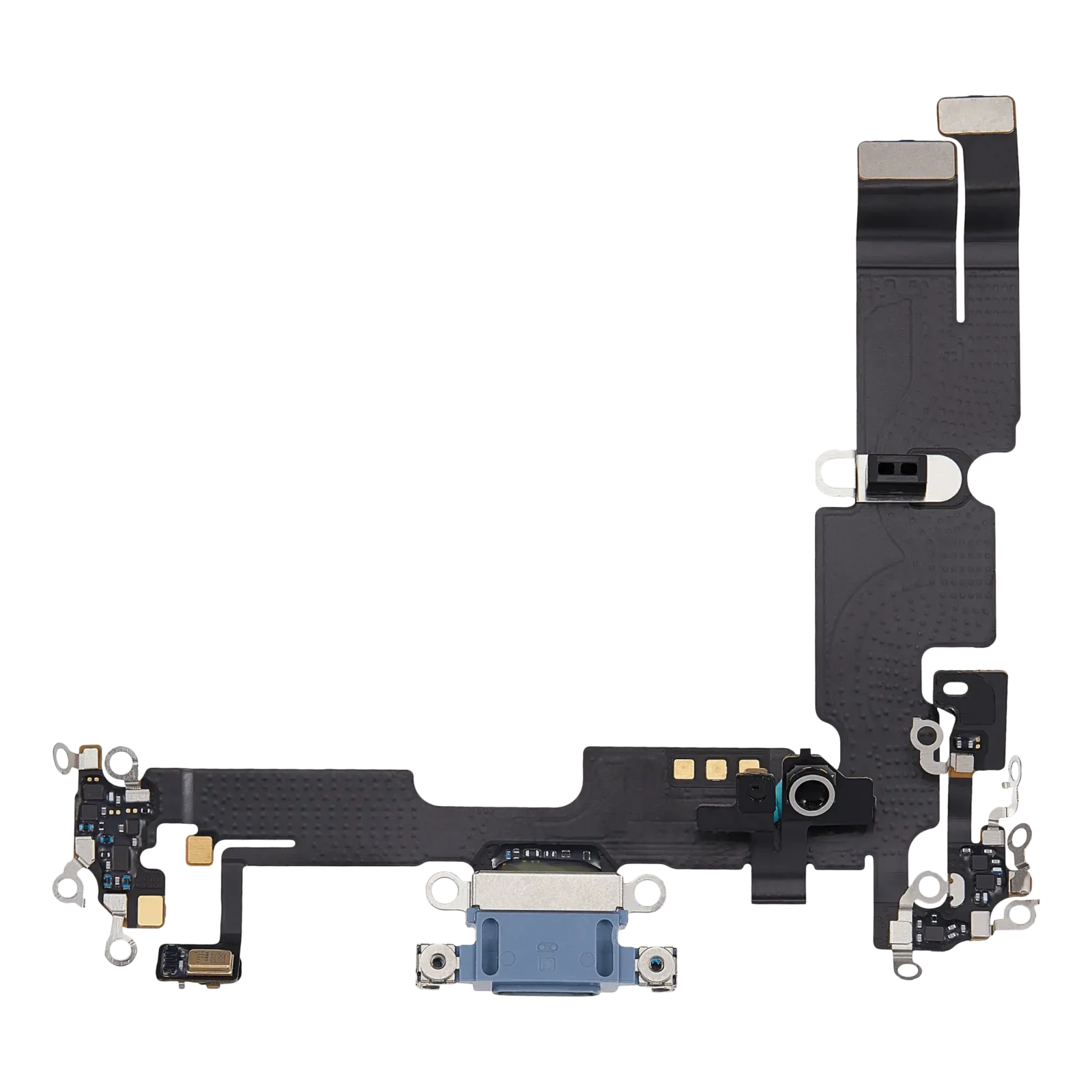 Charging Port Flex Cable For iPhone 14 Plus (Used OEM Pull) (Blue)