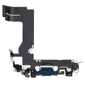 Charging Port Flex Cable For iPhone 13 Mini (Used OEM Pull) (Blue)
