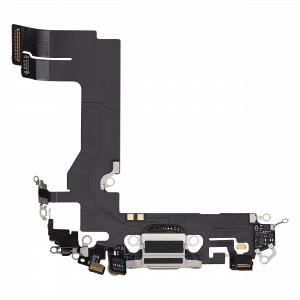 Charging Port Flex Cable For iPhone 13 Mini (Used OEM Pull) (Starlight)