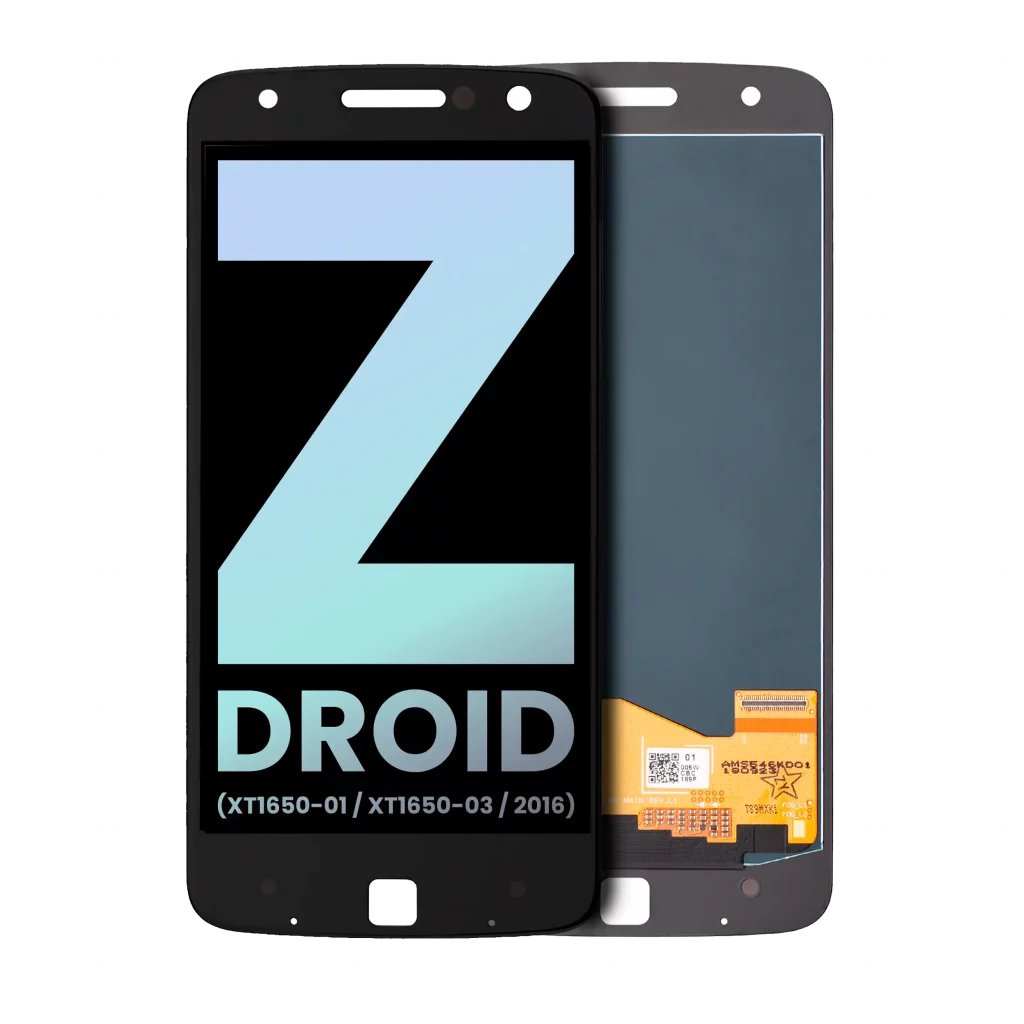 LCD Assembly Without Frame For Motorola Moto Z Droid (XT1650-01 / 2016) (Genuine OEM) (Black)