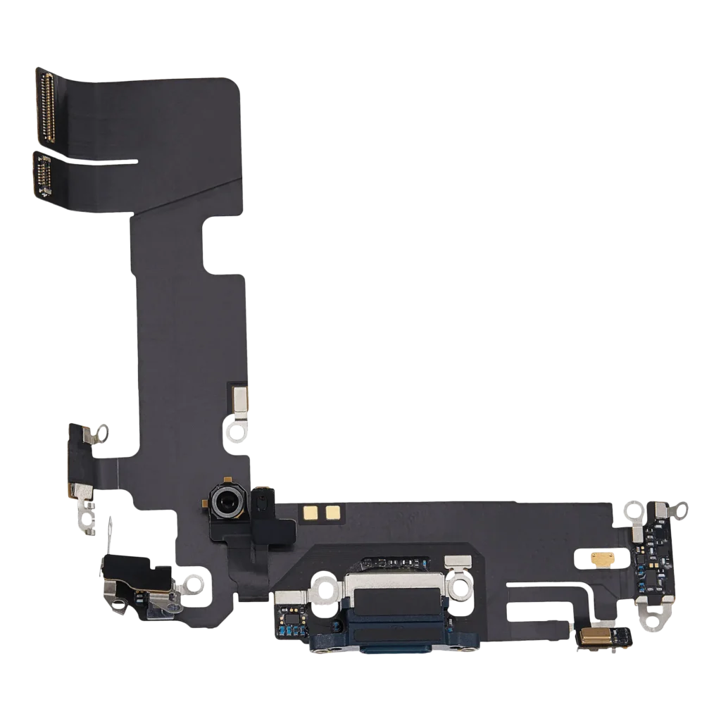 Charging Port Flex Cable For iPhone 13 (Used OEM Pull) (Midnight)