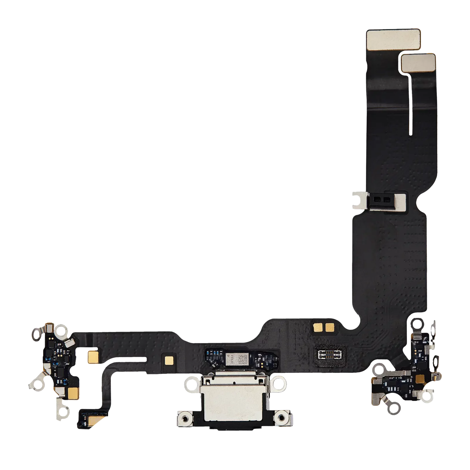 Charging Port Flex Cable For iPhone 15 Plus (Premium) (Black)