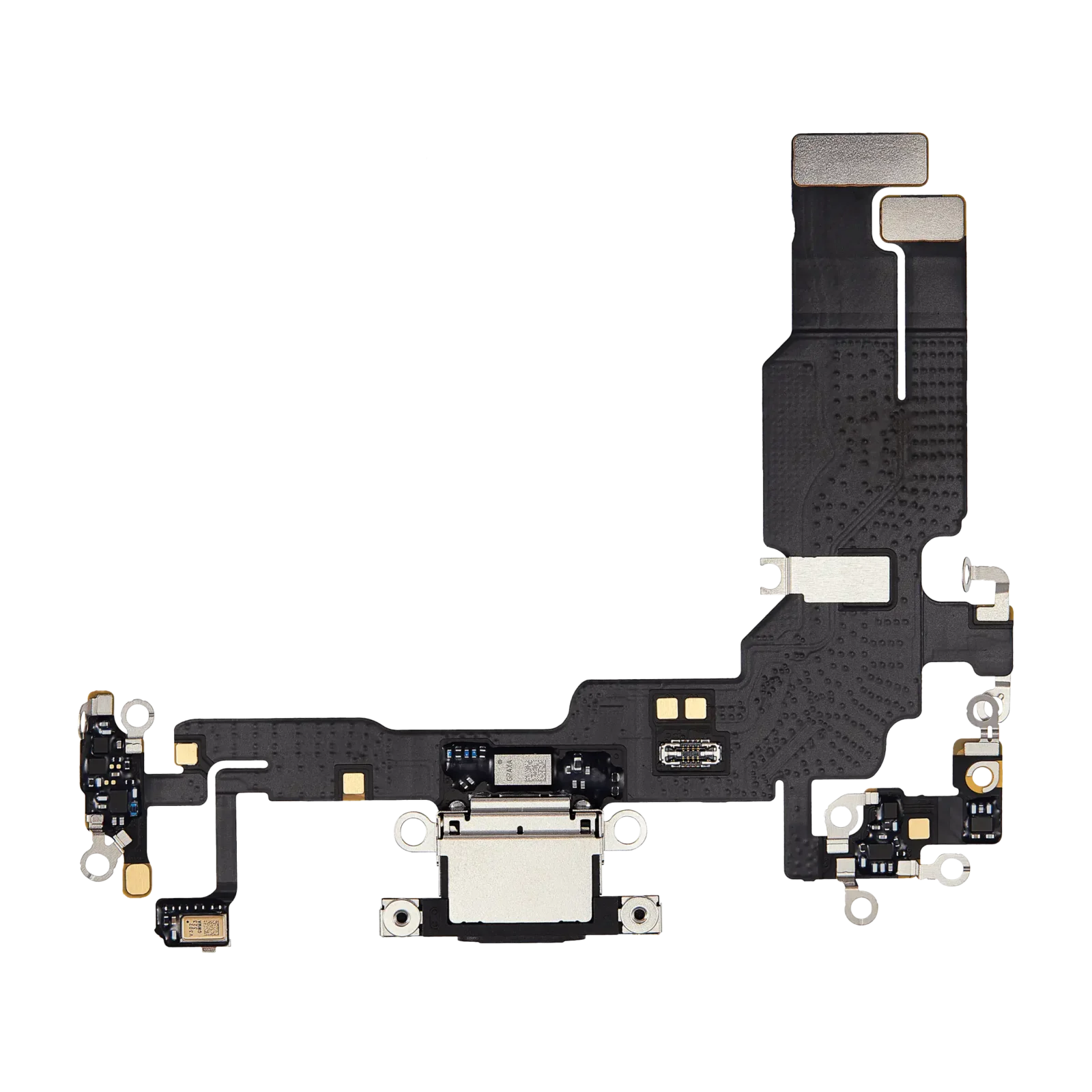 Charging Port Flex Cable For iPhone 15 (Premium) (Black)