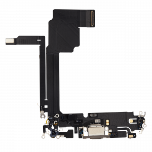 Charging Port Flex Cable For iPhone 15 Pro Max (Premium) (Natural Titanium)