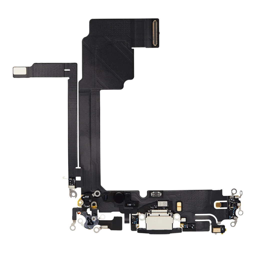 Charging Port Flex Cable For iPhone 15 Pro Max (Premium) (Black Titanium)
