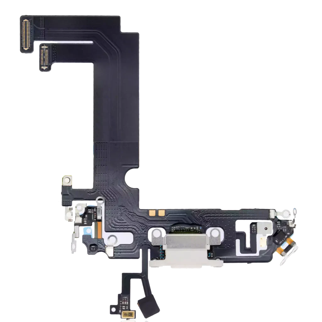 Charging Port Flex Cable For iPhone 12 Mini (Premium) (White)