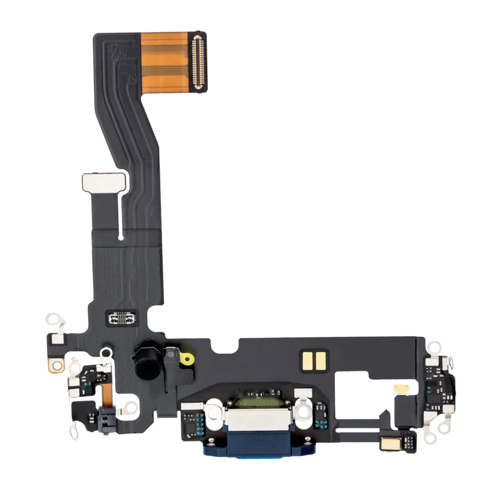 Charging Port Flex Cable For iPhone 12 Pro (Used OEM Pull) (Pacific Blue)