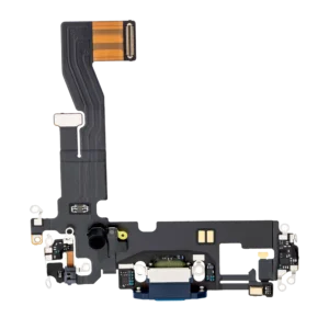 Charging Port Flex Cable For iPhone 12 Pro (Used OEM Pull) (Pacific Blue)