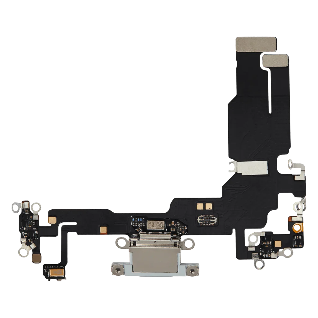 Charging Port Flex Cable For iPhone 15 (Aftermarket Plus) (Blue)