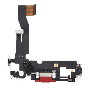 Charging Port Flex Cable For iPhone 12 (Used OEM Pull) (Red)