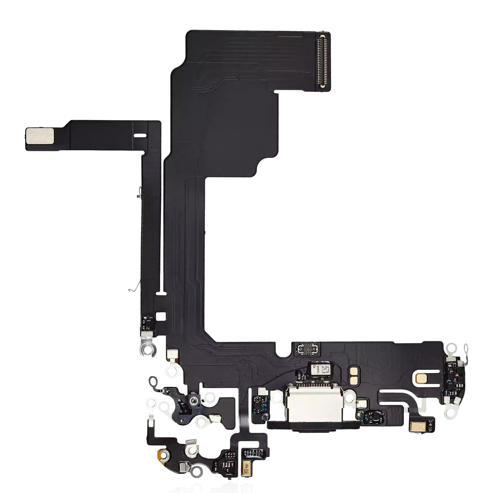 Charging Port Flex Cable For iPhone 15 Pro (Premium) (Black Titanium)