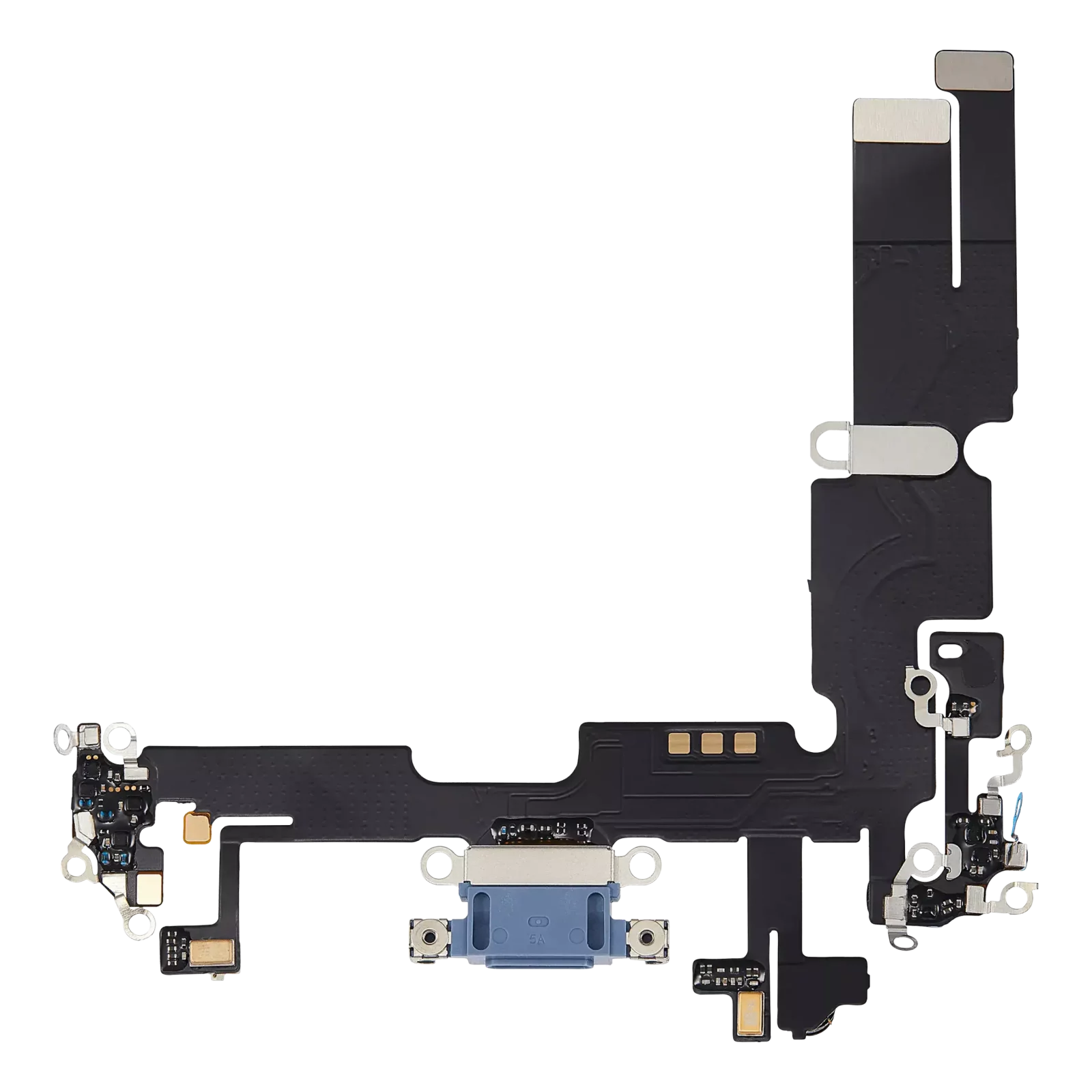 Charging Port Flex Cable For iPhone 14 Plus (Aftermarket Plus) (Blue)