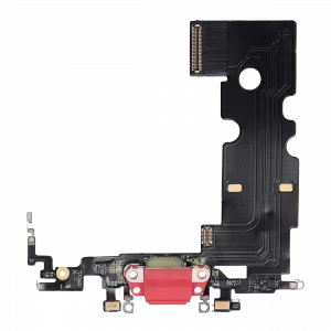 Charging Port Flex Cable For iPhone SE (2020) (Aftermarket Plus) (Red)