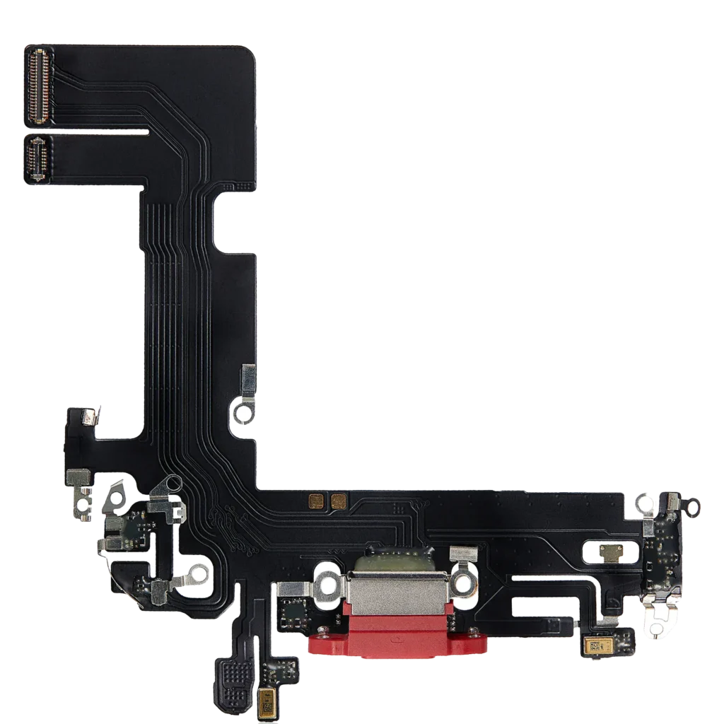 Charging Port Flex Cable For iPhone 13 (Aftermarket Plus) (Red)