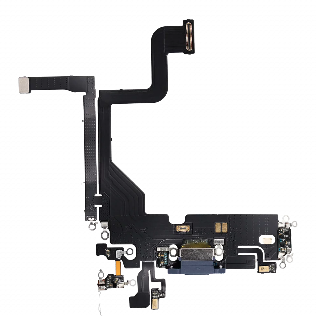 Charging Port Flex Cable For iPhone 13 Pro (Aftermarket Plus) (Sierra Blue)
