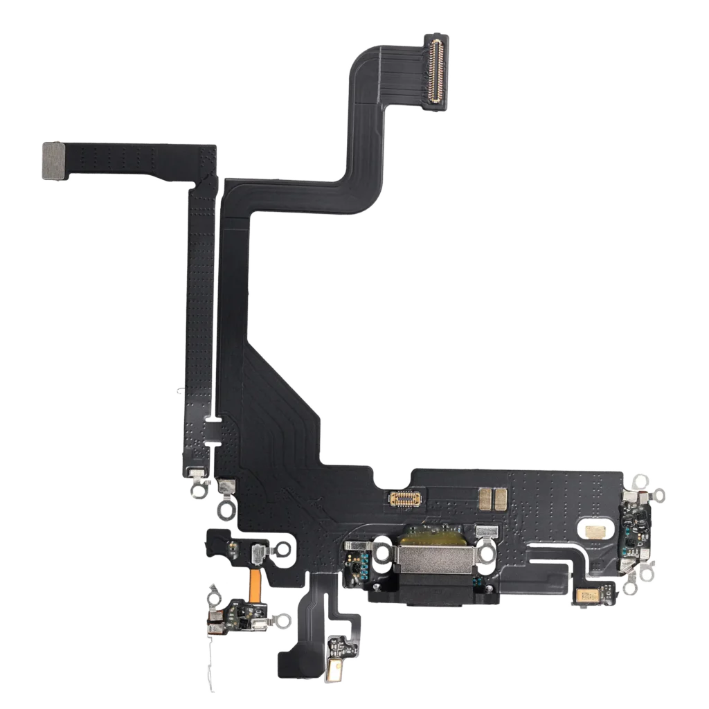 Charging Port Flex Cable For iPhone 13 Pro (Aftermarket Plus) (Graphite)