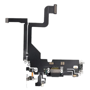 Charging Port Flex Cable For iPhone 13 Pro (Aftermarket Plus) (Graphite)