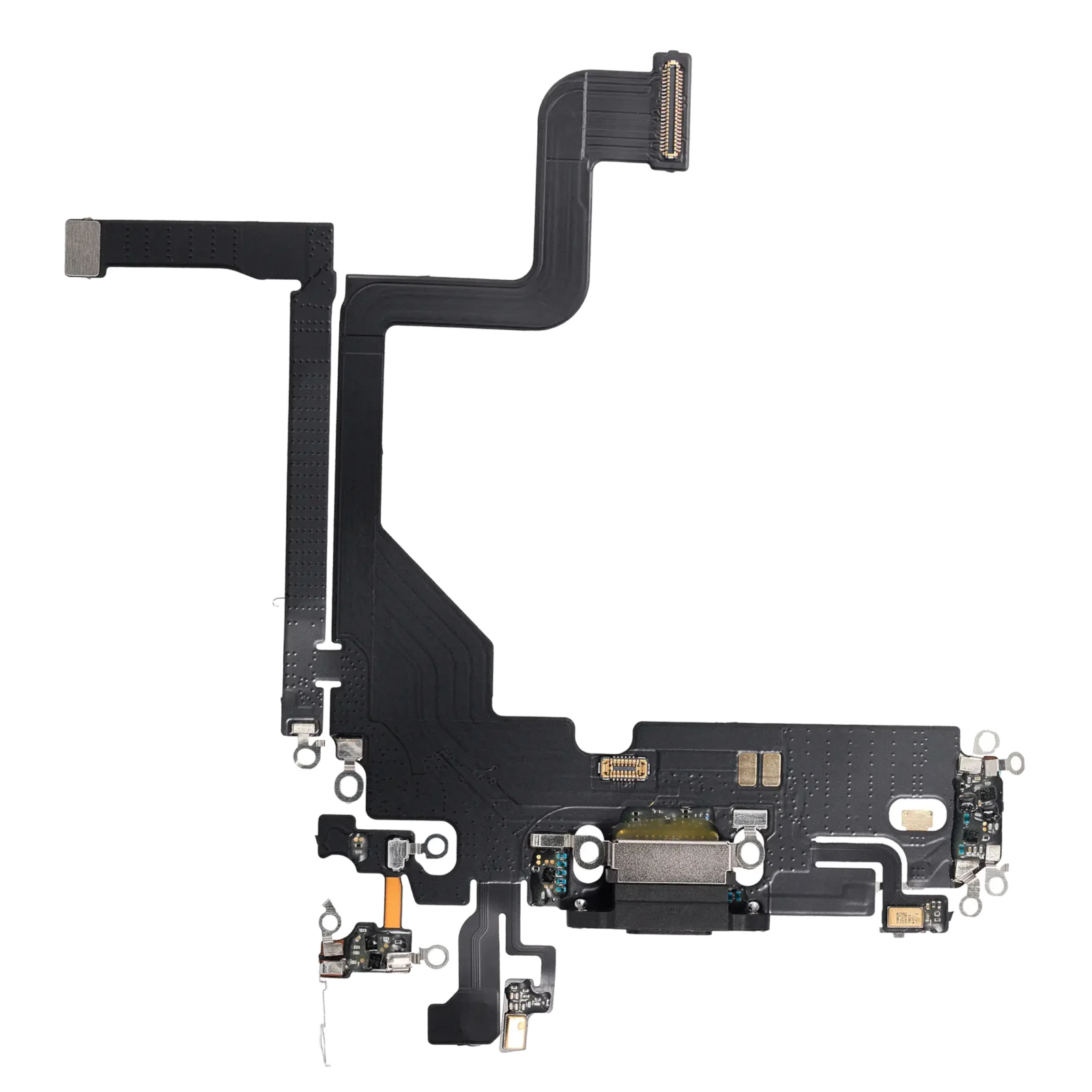 Charging Port Flex Cable For iPhone 13 Pro (Aftermarket Plus) (Graphite)