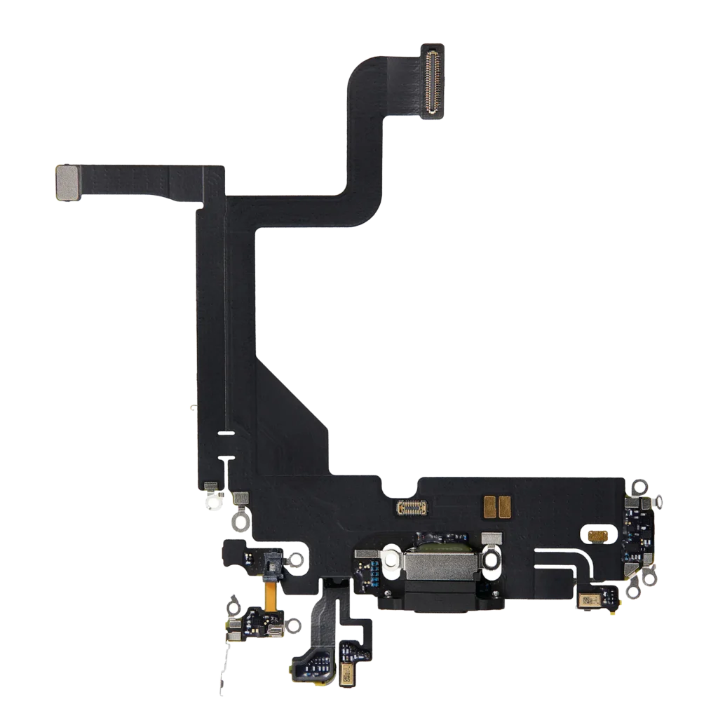 Charging Port Flex Cable For iPhone 13 Pro (Used OEM Pull) (Graphite)