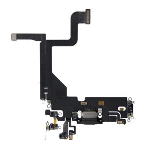 Charging Port Flex Cable For iPhone 13 Pro (Used OEM Pull) (Graphite)