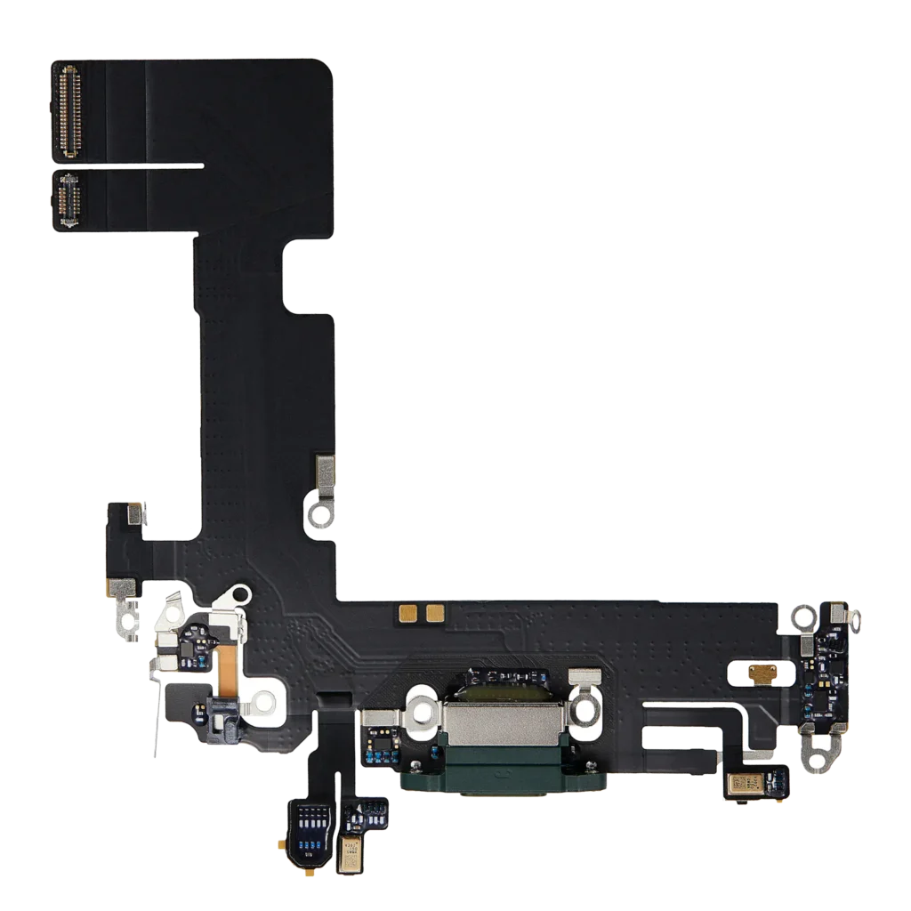 Charging Port Flex Cable For iPhone 13 (Premium) (Green)