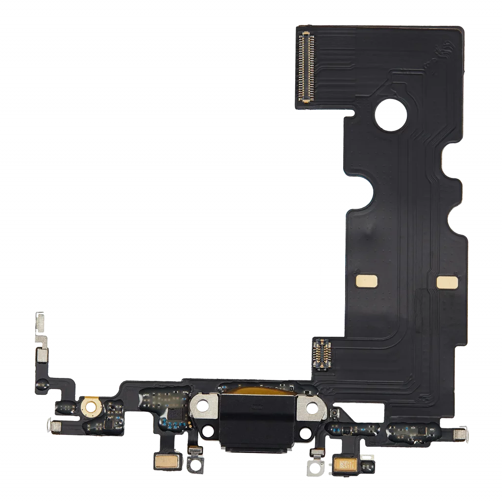 Charging Port Flex Cable For iPhone SE (2020) (Aftermarket Plus) (Space Gray)