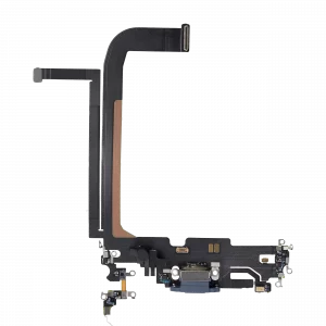 Charging Port Flex Cable For iPhone 13 Pro Max (Used OEM Pull) (Sierra Blue)